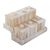 Onyx spice jar set, 'Spice it Up' (13 pieces) - Set of 6 Onyx Spice Jars with Lids and Tiered Base thumbail