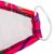 Embroidered face masks, 'Fuchsia Fiesta' (pair) - 2 Fuchsia Embroidered Cambaya Cloth Lined Face Masks (image 2g) thumbail
