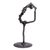 Recycled auto parts sculpture, 'Dancer Pose I' - Yogi Statuette Made from Recycled Metal (image 2a) thumbail