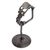 Recycled auto parts sculpture, 'Dancer Pose I' - Yogi Statuette Made from Recycled Metal (image 2b) thumbail