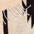 Zapotec wool runner, 'Diamond Pyramid' (3x8) - Ivory and Black Zapotec Wool Runner (3x8) (image 2d) thumbail