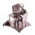 Recycled auto parts sculpture, 'Rustic Techie' - Rustic Techie Recycled Metal Sculpture and Card Holder (image 2c) thumbail