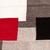 Wool area rug, 'Around the Block' (2.5x5) - Block Patterned Wool Area Rug (2.5x5) (image 2b) thumbail