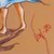 'Woman with Strawberries' - Expressive Watercolor Painting of Woman (image 2c) thumbail