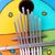 Coconut shell thumb piano, 'Rainbow Notes' - Colorful Coconut Shell Kalimba Thumb Piano from Mexico (image 2e) thumbail