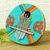 Coconut shell thumb piano, 'Red Notes' - Handmade Coconut Shell Kalimba Thumb Piano from Mexico thumbail