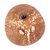 Coconut shell thumb piano, 'Heart Notes' - Coconut Shell Mayan Motif Kalimba Thumb Piano from Mexico (image 2d) thumbail