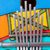Coconut shell thumb piano, 'Heart Notes' - Coconut Shell Mayan Motif Kalimba Thumb Piano from Mexico (image 2e) thumbail