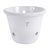 Ceramic orchid pot, 'Garden Grace' - White Ceramic Orchid Pot (image 2c) thumbail