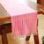 Cotton table runner, 'Candy Stripes' - Fuchsia Striped Table Runner thumbail