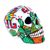 Ceramic sculpture, 'Tlaloc Skull' - Rain God Motif Ceramic Skull Sculpture from Mexico (image 2a) thumbail