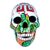 Ceramic sculpture, 'Tlaloc Skull' - Rain God Motif Ceramic Skull Sculpture from Mexico (image 2c) thumbail