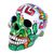 Ceramic sculpture, 'Tlaloc Skull' - Rain God Motif Ceramic Skull Sculpture from Mexico (image 2d) thumbail