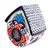 Ceramic bird feeder, 'Talavera Style Cottage' - House Shaped Talavera Ceramic Bird Feeder from Mexico (image 2a) thumbail