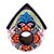 Ceramic bird feeder, 'Talavera Style Cottage' - House Shaped Talavera Ceramic Bird Feeder from Mexico (image 2c) thumbail