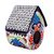 Ceramic bird feeder, 'Talavera Style Cottage' - House Shaped Talavera Ceramic Bird Feeder from Mexico (image 2d) thumbail