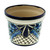 Ceramic flower pot, 'Mexican Garden in Blue' - Hand Crafted Talavera-Style Flower Pot (image 2b) thumbail