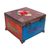 Wood jewelry box, 'Heart of Mexico' - Hand-Painted Wood Jewelry Box thumbail