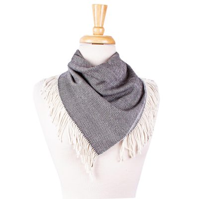 Cotton scarf, Hidalgo Herringbone