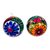 Hand-painted ornaments, 'Life in Xalitla' (pair) - Mexican Hand-Painted Ornaments (Pair) (image 2d) thumbail