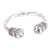 Multi-gemstone cuff bracelet, 'Treasure of the Sierras' - Cuff Bracelet with Multiple Gemstones (image 2b) thumbail
