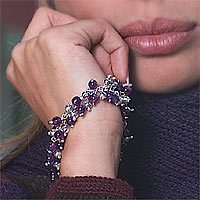Amethyst bracelet,