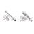 Earrings, 'Contempo' - Sterling Silver Button Earrings (image 2e) thumbail