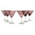 Martini glasses, 'Amethyst' (set of 6) - Hand Blown Martini Glasses Purple Set of 6 Mexico (image 2a) thumbail