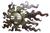 Iron wall adornment 'Placid Reflections of the Sun' (medium) - Fair Trade Wall Sculpture Metal Art Mexico (image 2a) thumbail