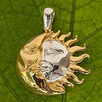Gold plated pendant,