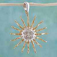 Gold plated pendant,