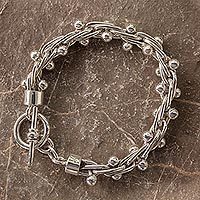 Sterling silver bracelet,
