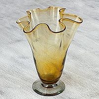 Glass vase,