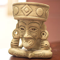 Ceramic figurine Ancient Fire God Mexico