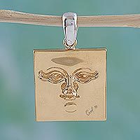 Gold plated pendant,