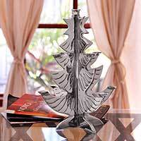 Aluminum centerpiece,