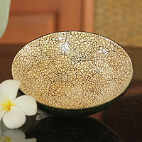 Eggshell mosaic centerpiece Inverted Thailand