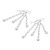 Pearl waterfall earrings, 'Promise' - Handcrafted Pearl Waterfall Earrings (image 2c) thumbail