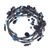 Lapis lazuli wrap bracelet, 'Garden' - Thai Floral Beaded Lapis Lazuli Bracelet (image 2d) thumbail