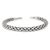 Sterling silver cuff bracelet, 'Silver Pine' - Hand Made Sterling Silver Cuff Bracelet from Thailand (image 2a) thumbail