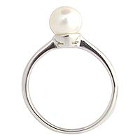 Pearl solitaire ring Moondrop Thailand