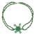 Beaded flower necklace, 'Starburst' - Beaded Quartz Necklace thumbail