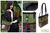 Leather and cotton handbag, 'Forest Rhythm' - Green Hill Tribe Patchwork Shoulder Bag thumbail