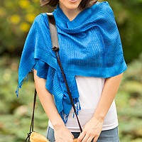 Silk scarf,