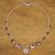 Pearl and rose quartz choker, 'Promise of Love' - Handcrafted Heart Shaped Sterling Silver Necklace (image 2) thumbail