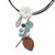 Pearl choker, 'White Blossom' - Unique Pearl and Leather Choker (image 2a) thumbail