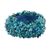 Beaded stretch bracelet, 'Beauty in Blue' - Turquoise Stretch Bracelet (image 2b) thumbail