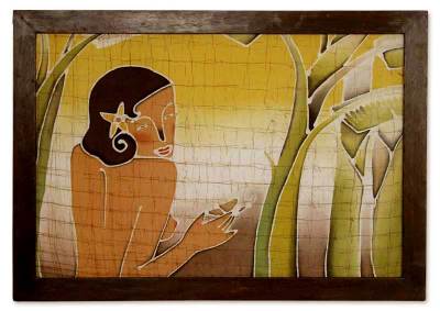 Unique Batik Cotton Wall Art