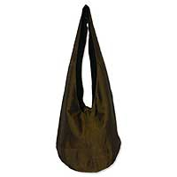 Silk and cotton shoulder bag Hill Tribe Chic Thailand