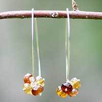 Tourmaline drop earrings,